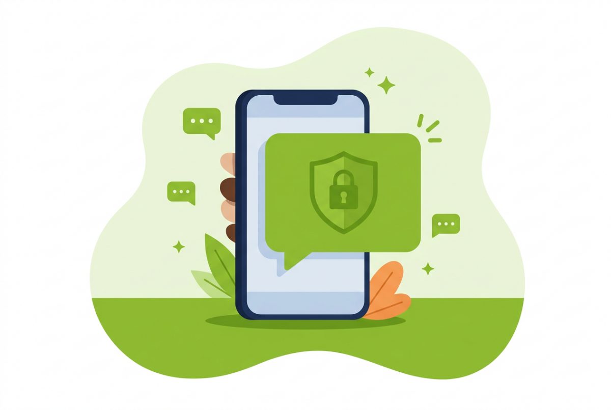 Un code de vérification à usage unique reçu par SMS sur un mobile