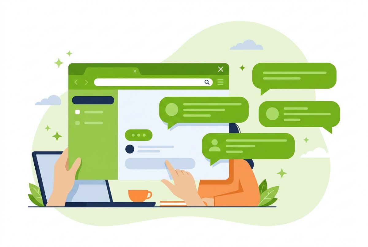 Une interface web dans le navigateur envoie des SMS vers des mobiles
